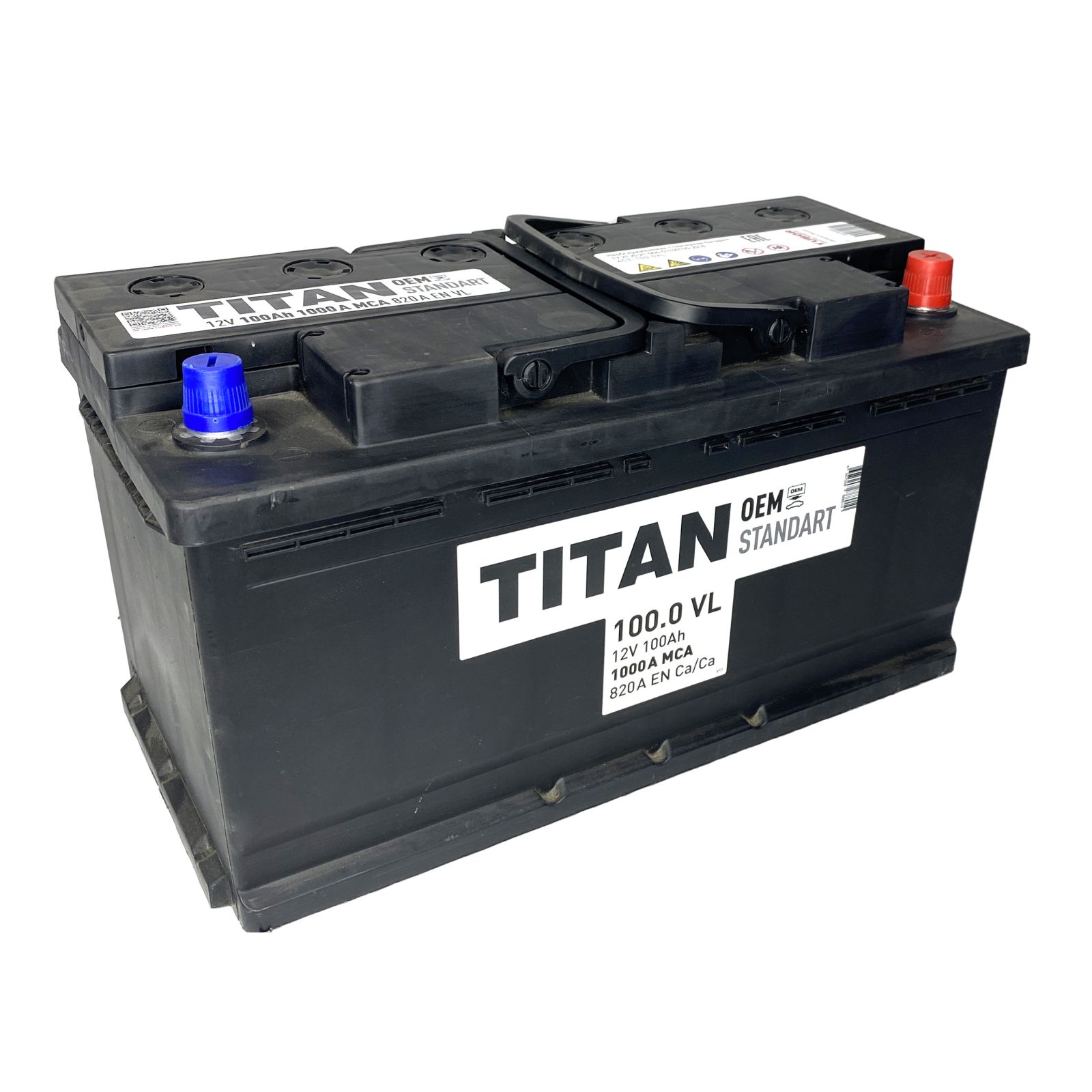 Аккумулятор TITAN STANDART 6СТ-100.0 VL