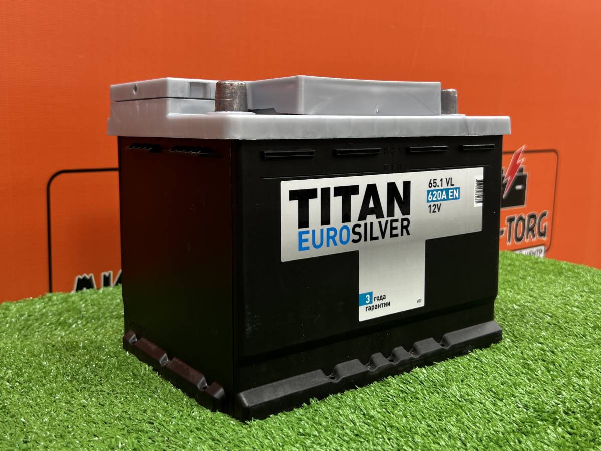 Аккумулятор TITAN EUROSILVER 6СТ-65.1 VL
