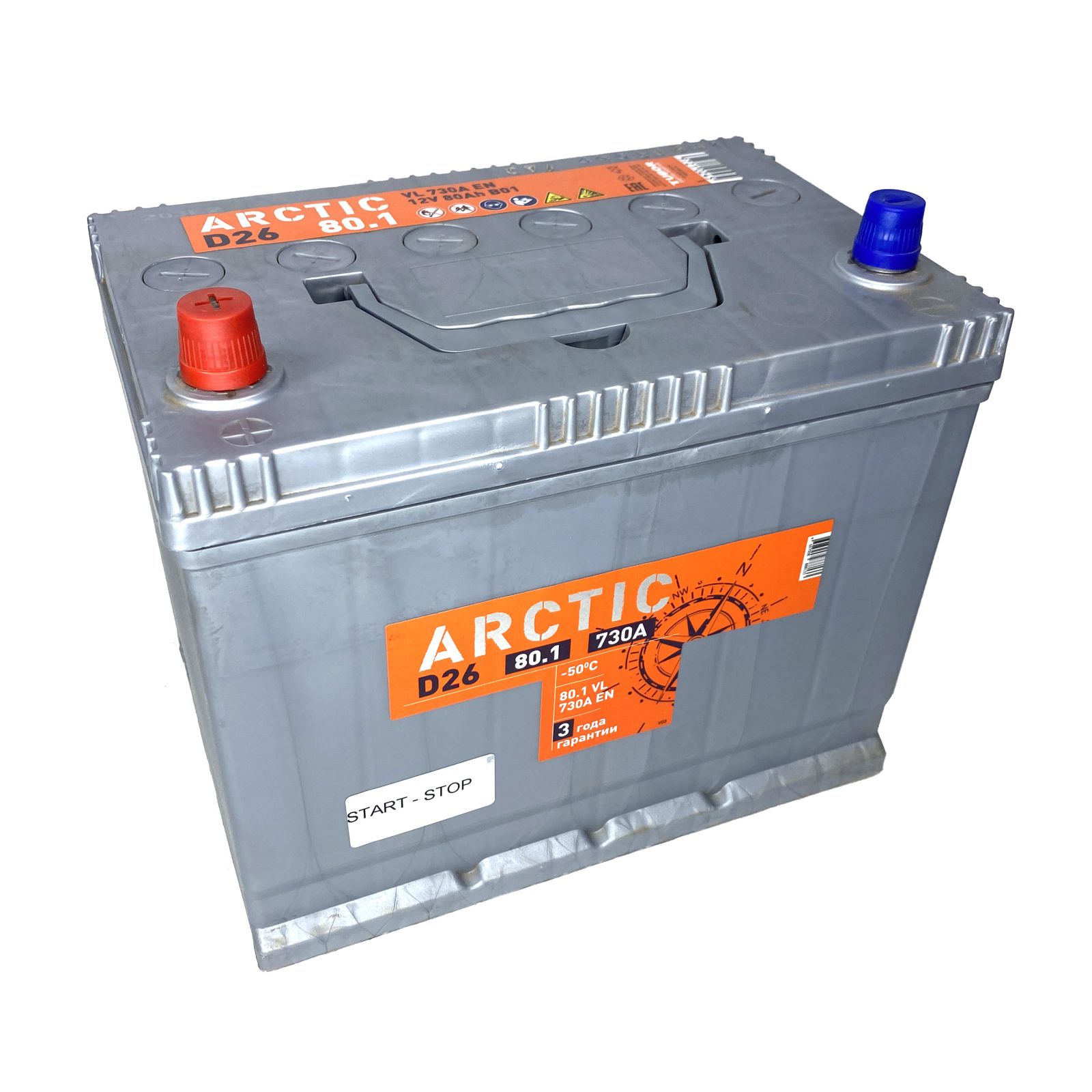 Аккумулятор ARCTIC ASIA 6СТ-80.1 VL B01